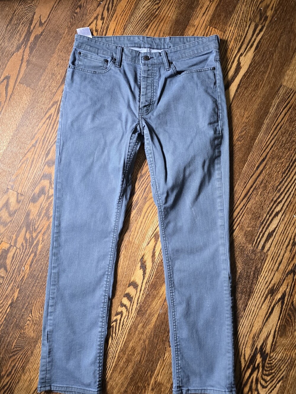 Levi's 511 Commuter Men's Jeans 36x32 Slate Blue Stretch Cycling Denim Rare